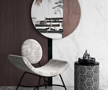 New Chinese Style Lounge Chair-ID:332220085
