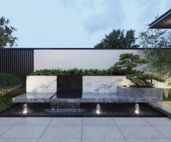 New Chinese Style Courtyard/landscape-ID:821818117