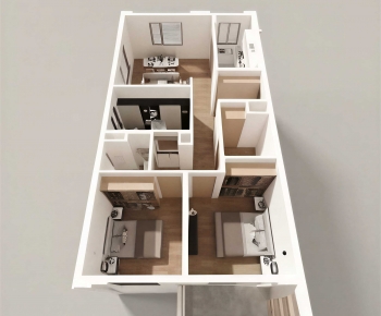 Modern A Bird's-eye View Of Home Decoration-ID:641864066