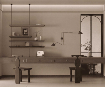Retro Style Study Space-ID:600658897