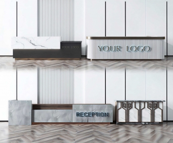 Modern Reception Desk-ID:228363044