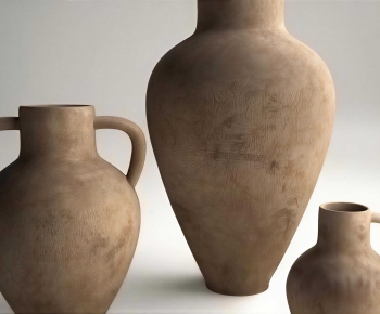 Wabi-sabi Style Clay Pot-ID:103519025