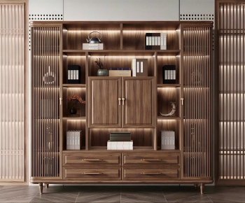 New Chinese Style Bookcase-ID:477036956