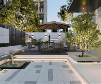 Modern Courtyard/landscape-ID:376912126