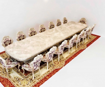 European Style Dining Table And Chairs-ID:832467084