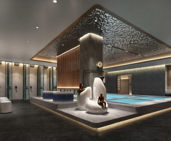 New Chinese Style Bath Center-ID:174911035