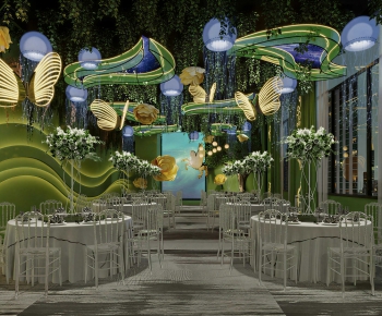 Modern Banquet Hall-ID:615294936