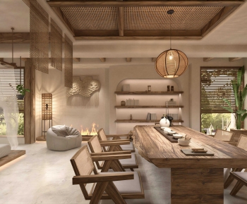 Wabi-sabi Style Dining Room-ID:370193002