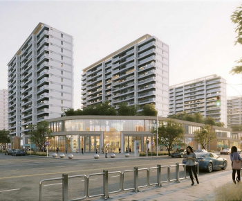 Modern Residential Building-ID:917314059
