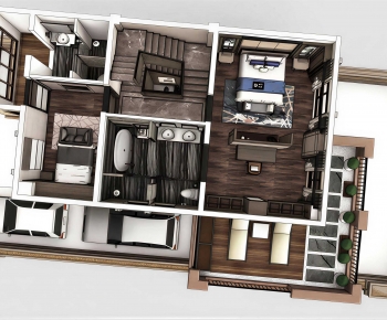 New Chinese Style A Bird's-eye View Of Home Decoration-ID:969239955