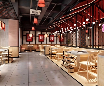 New Chinese Style Catering Space-ID:453255894