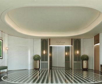 Modern Elevator Hall-ID:800074102