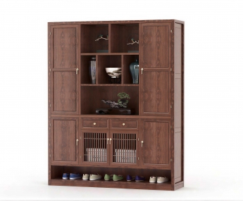 New Chinese Style Wine Cabinet-ID:444911003