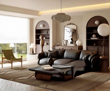 French Style A Living Room-ID:217127089