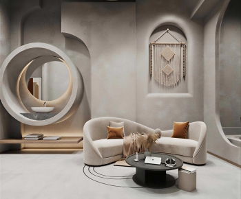 Wabi-sabi Style A Living Room-ID:307569985