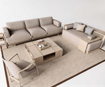New Chinese Style Sofa Combination-ID:888700015