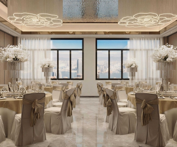 New Chinese Style Banquet Hall-ID:849378114