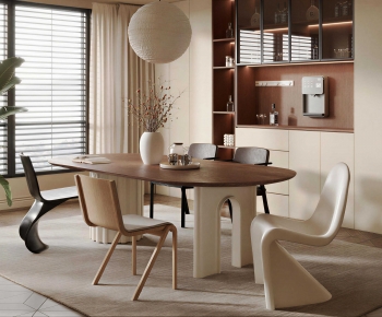 Modern Dining Table And Chairs-ID:624182945
