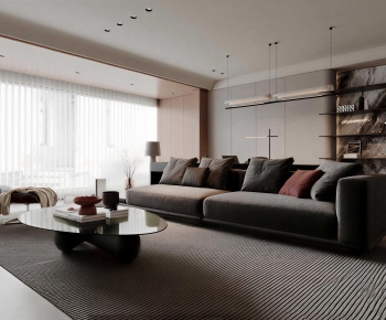 Modern A Living Room-ID:507555968
