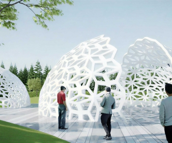 Modern Park Landscape-ID:958923101