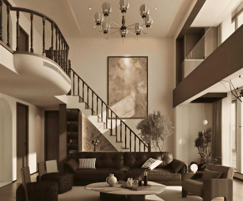Modern A Living Room-ID:417318113