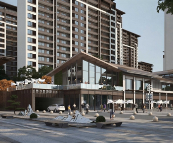 New Chinese Style Commercial Street-ID:581671009