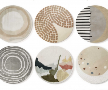 Modern Circular Carpet-ID:790050981