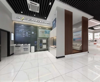 Modern Exhibition Hall-ID:678563123