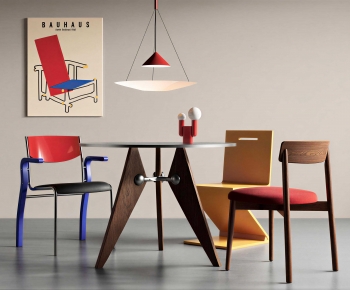 Modern Dining Table And Chairs-ID:106489762