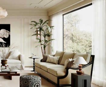 French Style A Living Room-ID:509783035