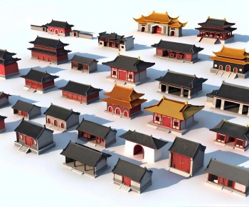 Chinese Style Ancient Architectural Buildings-ID:182028061