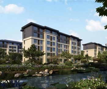 New Chinese Style Residential Building-ID:298054938