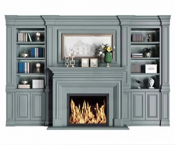 American Style Fireplace-ID:256014119