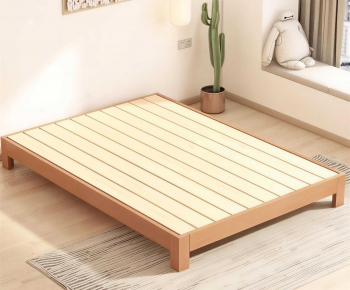 Modern Double Bed-ID:219367034