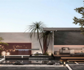 New Chinese Style Courtyard/landscape-ID:467716939