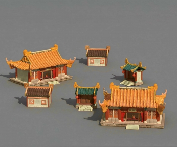 Chinese Style Ancient Architectural Buildings-ID:530123007