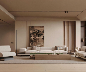 Wabi-sabi Style A Living Room-ID:595460896