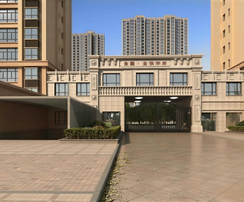 New Classical Style Facade Element-ID:749759918