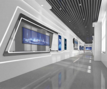 Modern Office Exhibition Hall-ID:440277103