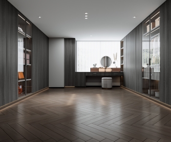 Modern Clothes Storage Area-ID:766257051