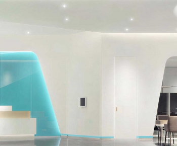 Modern Hospital Hall-ID:620204937
