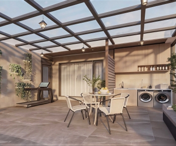 Modern Glass Sun Room-ID:286778935