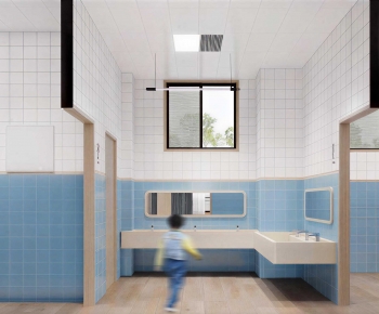 Modern Children's Restroom-ID:642281068