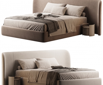 Modern Double Bed-ID:616586928