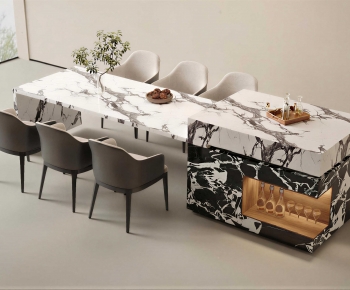 Modern Dining Table And Chairs-ID:227269891