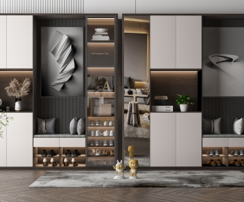 Modern Shoe Cabinet-ID:344780924