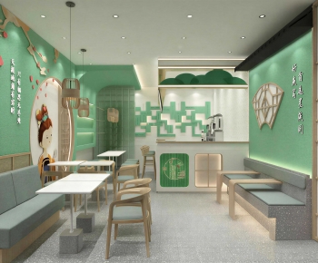 New Chinese Style Milk Tea Shop-ID:652215001
