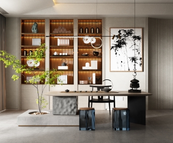 New Chinese Style Tea House-ID:693825968