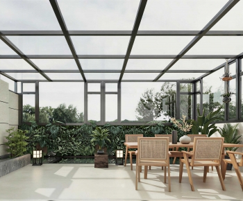 Modern Glass Sun Room-ID:346057899