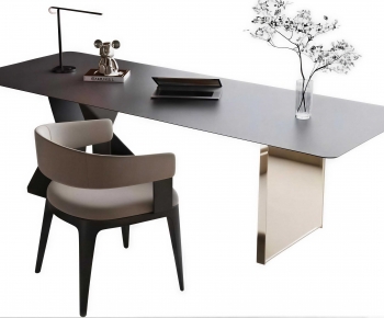 Modern Computer Desk And Chair-ID:292721031